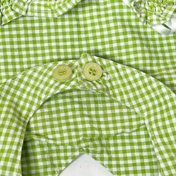 Blueberi Boulevard Smocked Sun Dress Tiered Gingham Halter Neck‎ Dress Size 5 - Picture 5 of 7